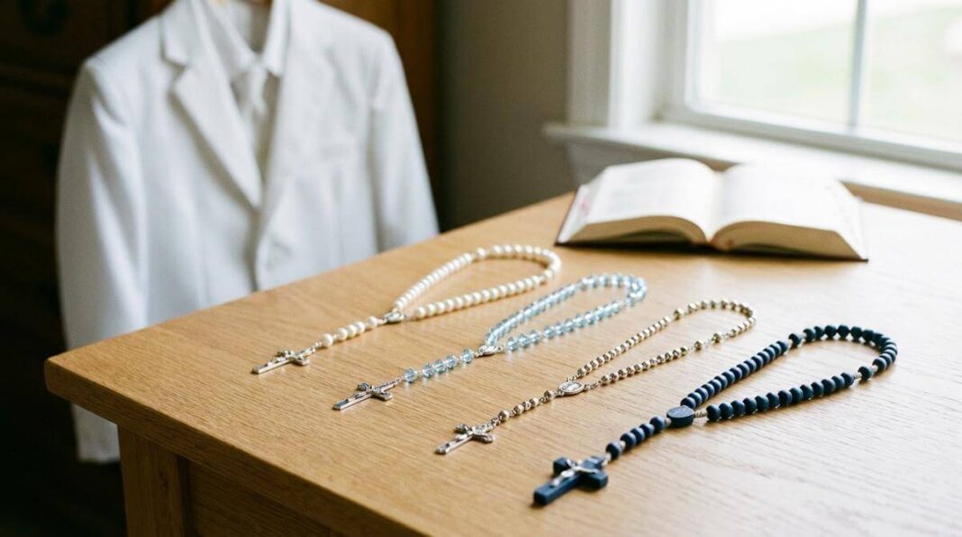 Jaki kolor różańca dla chłopca na komunię