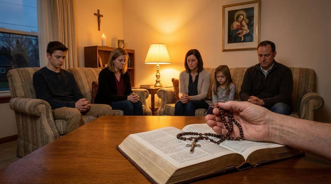 Różaniec rodziców za dzieci - rozważania do wszystkich tajemnic