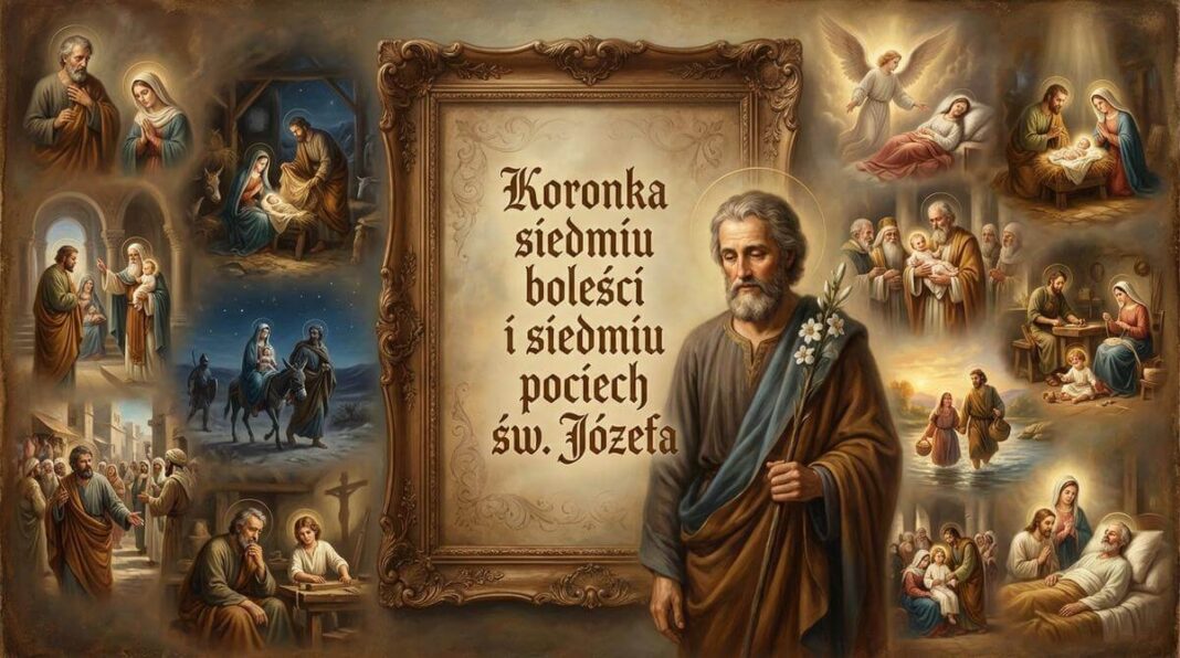 Koronka siedmiu boleści i siedmiu pociech św. Józefa